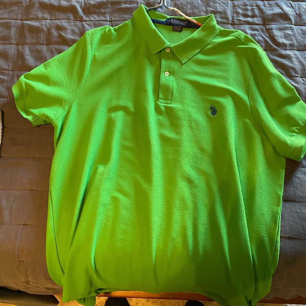 Ralph Lauren - Polo, basically brand new, Green, XL